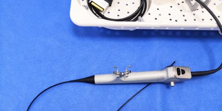 An urological surgical scope instrument for surgery.