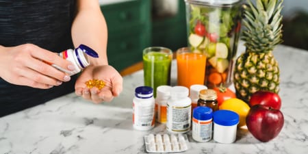 Food and medicines that help in reducing the size of the calculi.