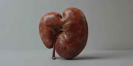 A pair of severely damaged kidneys.