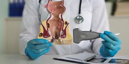 Digital rectal examination for abnormalities